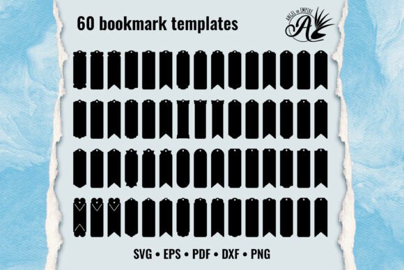 Download 60 Bookmark Templates SVG Cut Files - Svg cut files Collection