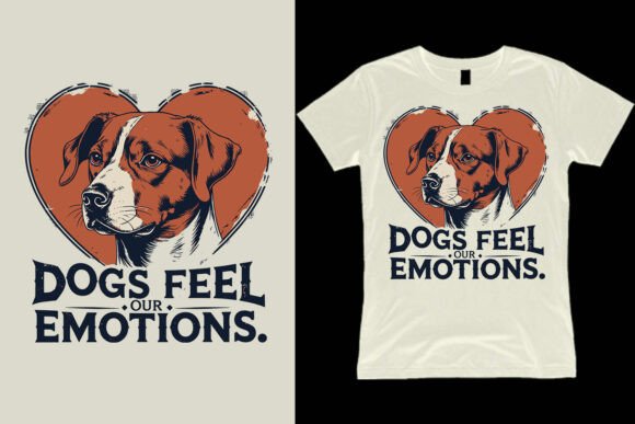 Download Dogs Feel Our Emotions T Shirt Design - T shirt design Collection