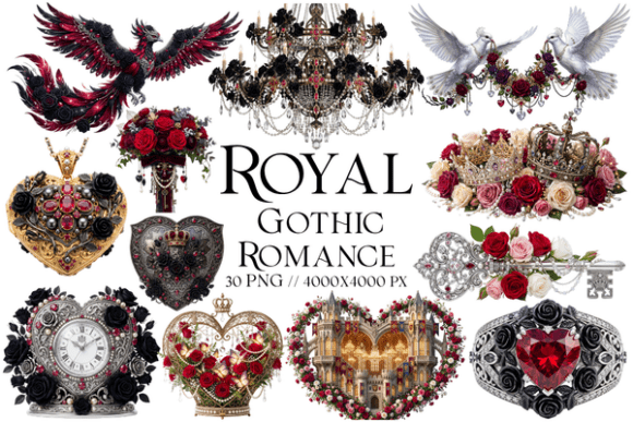 Download Royal Gothic Romance Clipart - Gothic romance clipart Collection